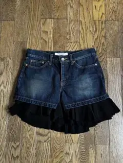JUNYA WATANABE デニムスカート　フリル　ジュンヤワタナベ