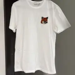 メゾンキツネ　MAISON KITSUNE Tシャツ　ホワイト　Sサイズ