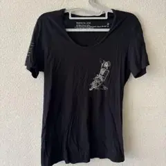 bajra スカルプリント Tシャツ ブラック
