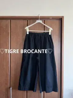 TIGRE BROCANTE ティグルブロカンテ■8分丈パンツ■黒
