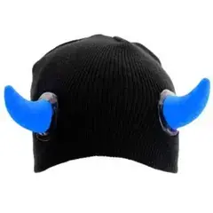 Couch uk horn beanie blue