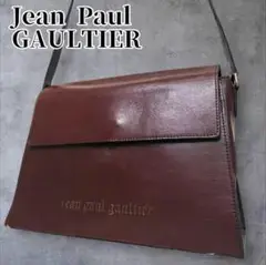 【希少】Jean Paul GAULTIER ショルダーバッグ レザー ロゴ