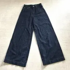 美品✨ORCIVAL オーシバル　5 ポケットワイドパンツ アンクル丈　濃紺