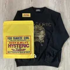 ヒステリックグラマー　WOMAN HEADバックアップリケ スウェット　Mサイズ