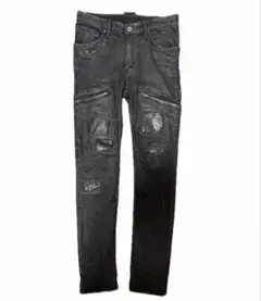 破格　LGB crocodile patch denim