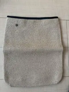 ベージュ 編み物 クラッチバッグ KEITA MARUYAMA
