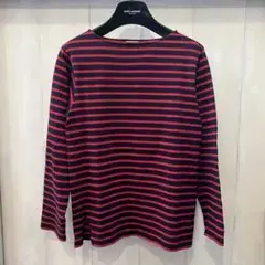 サンローランパリ 15SS ボーダー ボートネック 長袖Tシャツ エディスリマン