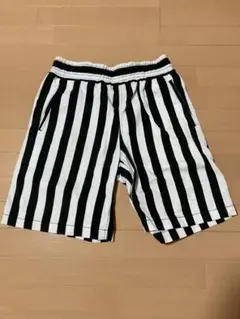 コムデギャルソン オム プリュス ストライプ柄 ショートパンツ　M