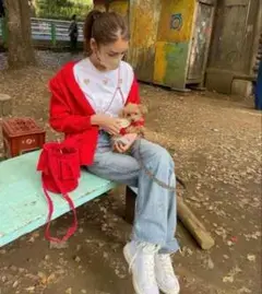 Simone rocha シモーネロシャ ハートtシャツ　半袖　XS 白　美香
