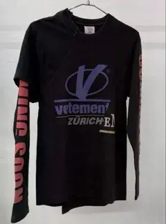 18ss VETEMENTS 再構築 ロゴ ロングTシャツ アントワープ