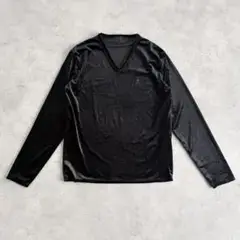 Roen×semantic design ベロア Vネック カットソー スカル