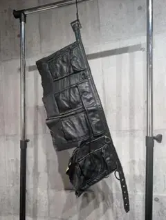 minus utility kilt レザーキルト 巻きスカート