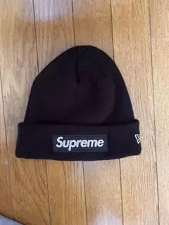 【美品】Supreme New Era ビーニー ニット帽