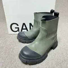未使用品級✨ガニー GANNI リサイクルラバー レインブーツ 36