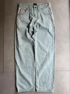 NOAH Pleated Jeans Denim 28 Light Wash