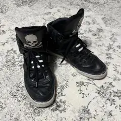 adidas x mastermind japan スカル ハイカットスニーカー