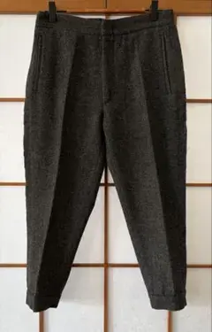 giulianoFujiwara ウール スラックス 44 クロップドパンツ