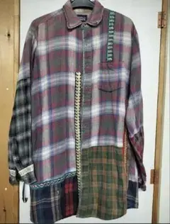 TIGRE BROCANTE リメイクシャツ ティグルブロカンテニードス