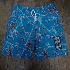 Tropic Club古着屋購入ニューカレドニア製サーフ総柄ハーフパンツ青M新品