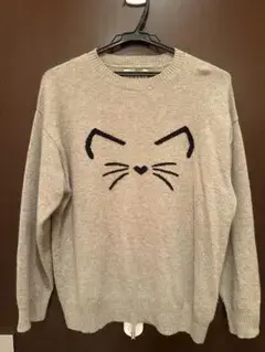 最終値下⭐︎美品Jumper1234 CAT CREW カシミヤクルーネックニット