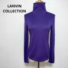 LANVIN COLLECTION ランバン パープル 38 ウール100％
