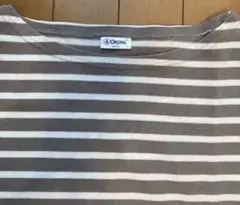 超美品【orcival/オーシバル】ボーダーワンピース　半袖　バスク生地