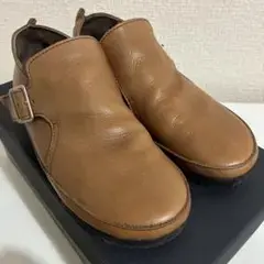 美品 Plantation プランテーション / レザー シングルモンク S