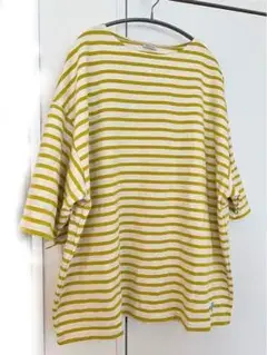 ORCIVAL オーシバル　 コットンロードワイドTシャツ　サイズ5 イエロー