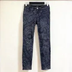 美品✨ヴィヴィアンウエストウッド アングロマニア 総柄スキニーデニムパンツ 25