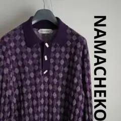 NAMACHEKO diamond knit polo