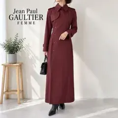Jean Paul GAULTIER FEMME 変形ロングコート 40ボルドー