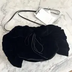 セシリーバンセン　ベロアフリルバッグ　ULI BAG