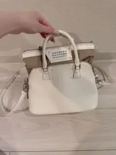 Maison Margiela 5AC ミニバッグ ホワイト