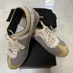 DOLCE&GABBANA ドルチェ&ガッバーナ メッシュ スエードスニーカー