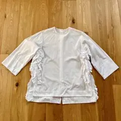 TAO COMME des GARÇONS ホワイトコットンブラウス