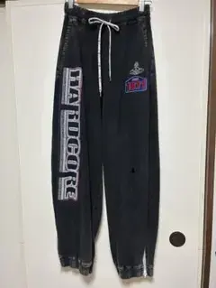 ヴィヴィアンウエストウッド RED＋MANパッチワーク ダメージ パンツ