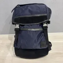 master piece×BUTTERO バックパック ネイビー スエード切替