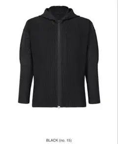 HOMME PLISSÉ ISSEY MIYAKE フーディ サイズ2 ブラック