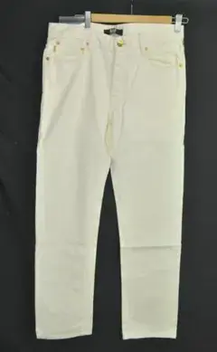 RAF by Raf Simons 生成りスリムパンツ SLIM FIT
