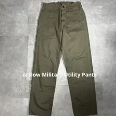 【美品】オアスロウ ヘリンボーン フレンチワークパンツ ユティリティパンツ