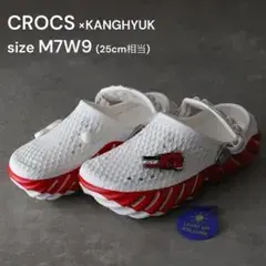 新品未使用 KANGHYUK Crocs エコークロッグ White Red