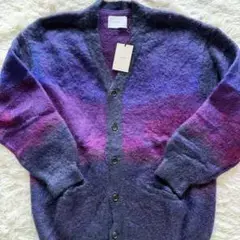 stein GRADATION MOHAIR CARDIGAN パープル M