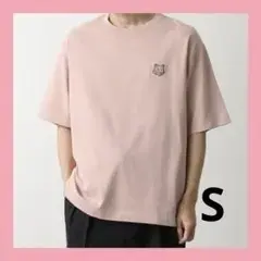 MAISON KITSUNÉ メゾンキツネ Tシャツ ピンク フォックスヘッド