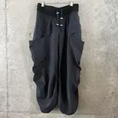 Hussein Chalayan デザインパンツ　38 イタリア製 ブラック
