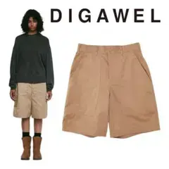 DIGAWEL Big Jorts ベージュ ハーフパンツ ショートパンツ