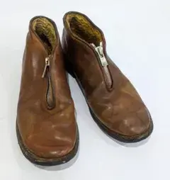 GUIDI グイディ ムートン ショート ブーツ ブラウン系 42