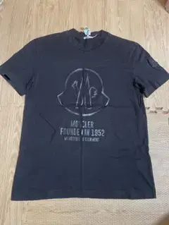 MONCLER Tシャツ ブラック ロゴプリント