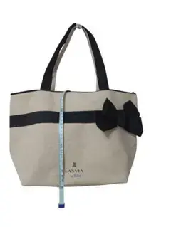 LANVIN en Bleu トートバッグ リボン