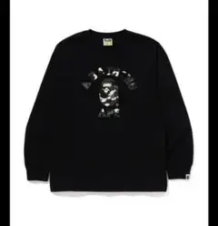 A BATHING APE CITY CAMO COLLEGE LS TEE L
