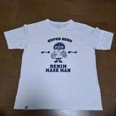 桃太郎ジーンズSUPER HERO DENIM MASK MAN Tシャツ